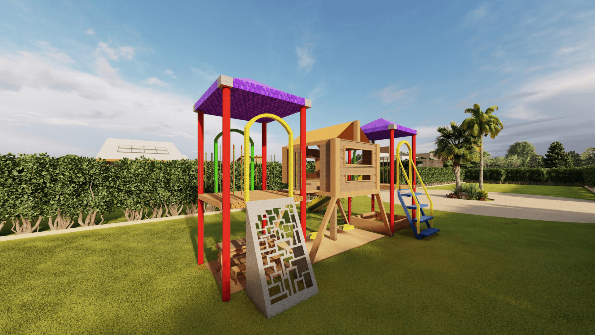 Área de juegos niños Villa Amaranto